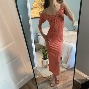 Nasty gal floral dress nylon
